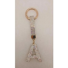 Tılsım Accesories Harf Zirkon Anahtarlık