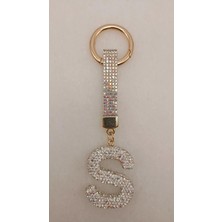 Tılsım Accesories Harf Zirkon Anahtarlık