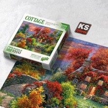 Esplendor Store 1000 Parça Göl Evinde Sonbahar Puzzle