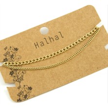 İlk El Grup Ieg™ Çift Zincirli Lüks Çelik Halhal