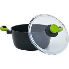 Esplendor Store Colorgy Titanium 24CM Tencere/yeşil