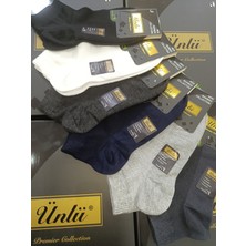 Ünlü Çorap Erkek Patik Çorap Bamboo Dikişsiz 6 Çift