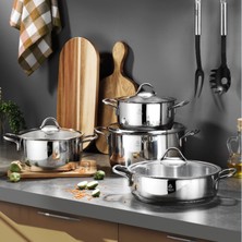 Falez Netto 8 Parça Çelik Set