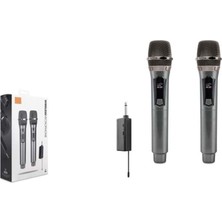 Hadron Hdx2791B Beyaz Kablosuz (Wireless) 2Li Mikrofon