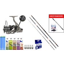 Ryuji Procasting Surf Fuji 4.25M 100-300 Gr&remixon Venom 9000 Surf Seti