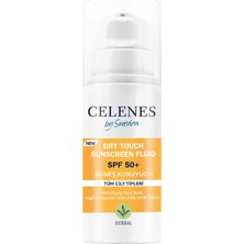 Celenes By Sweden Dry Touch SPF50+ Güneş Koruyucu 50 ml