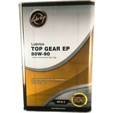 Lubrico Top Gear Ep 80W-90 Dişli Yağı- 16 Lt