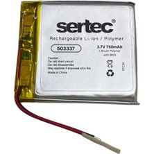 İlk El Grup Ieg™ Sertec 503337 3.7V 750 Mah Li-Polymer Pil (DEVRELI/1.5A)