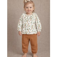 Koala Desenli Müslin Kumaş Kız Bebek 2’li Takım