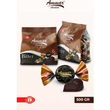 Ammar 500 Gr, Fındık Krema Iç Dolgulu, %25 Kakao'lu, Bitter Çikolata Kaplamalı, Glutensiz, Ikramlık,