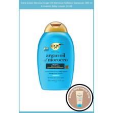 Ogx Extra Güçlü Morocco Argan Oil Morrocco Sülfatsız Şampuanı 385 ml & Aveeno Baby Losyon 15 ml
