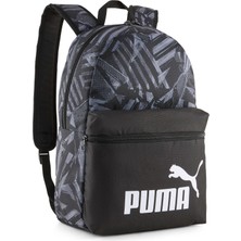 Puma Unisex  Puma Phase Aop Backpack Siyah Sırt Çantası