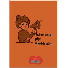 Keskin Color Keskin 12*17 Kuşe Kapak Anne Sözleri Not Defteri - Içine Atlet Giy Üşütürsün!