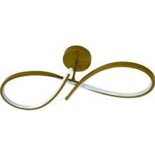 Ömür Avize Bedgasm Modern Eskıtme Gold Kasa Ledli Avize