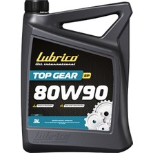 Lubrico Top Gear Ep 80W-90 Dişli Yağı - 3 Lt