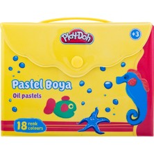 Kitabevimden Play-Doh Pastel Boya Çantalı 18 Renk PLAY-PA006