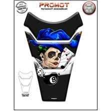 Motosıklet Kaplama Tank Pad Her Motora Uyumlu 368