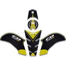 Motosıklet Kaplama  Honda CB250R Tank Pad Set (2018/2024) Uyumlu 03
