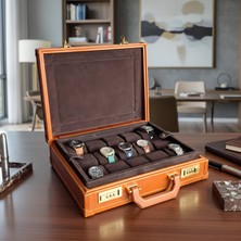 Onywatch Bond Saat Kutusu Saat Çantası Saat Koleksiyon Kutusu 15LI Saat Kutusu Çoklu Saat Kutusu