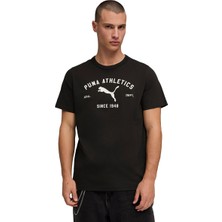 Puma Class Graphic Erkek Siyah Günlük Stil T-Shirt 69222601
