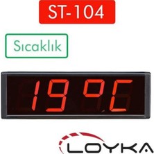 Loyka ST-104 Işıklı Termometre Saat