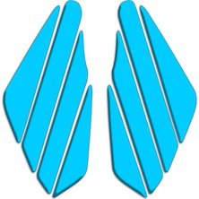 Motosıklet Kaplama  Depo Yan Pad Parçalı Her Motora Uyumlu 011