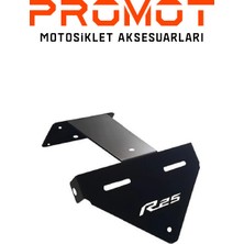 Motor Plakalık Yamaha R25 Katlanmaz Plakalık Sinyal Bağlantılı 2014 / 2024 Modele Uyumlu