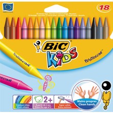 Kitabevimden Bic Pastel Boya Plastidecor Silinebilir 18 Renk 829771