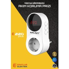 GALAXY Energy E220 Plus Akım Korumalı Priz Ekranlı