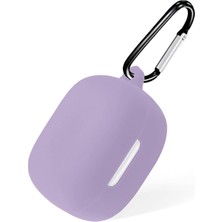 Prolysus Xiaomi Redmi Buds 6 Play Kılıf Yumuşak Silikon Kulaklık Koruma Kabı Kılıfı Lila Mor