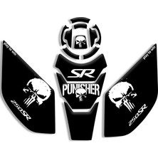 Motosıklet Kaplama Cfmoto 250 Sr Punısher Tasarımlı 01