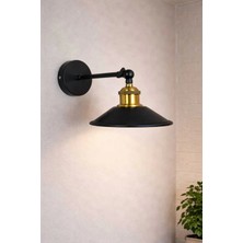 Ömür Avize Retro Model Vintage Kasa Eskitme Kaplama Mafsallı Aplik (Tek Kolluu)