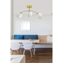 Ömür Avize Veronika Modern Globe Kapalı Camlı 3lü Avize