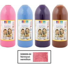 Kitabevimden Südor Parmak Boyası 500 ml Vermiyon SD8009-04