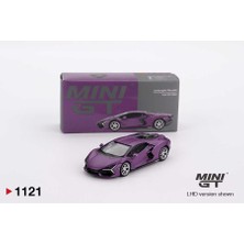 Mını Gt 1:64 Lamborghini Revuelto Viola 30TH Matte Diecast Model Araba MGT01121