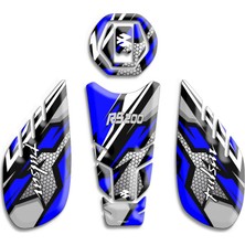 Motosıklet Kaplama  Bajaj Pulsar RS200 Tank Pad Set 02