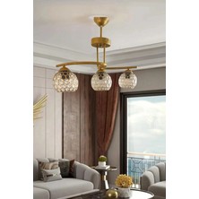 Ömür Avize Ilkim Gold Kasa Avize 3lü