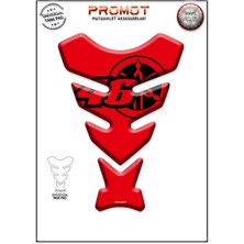 Motosıklet Kaplama Tank Pad Her Motora Uyumlu 123