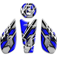 Motosıklet Kaplama Bajaj Pulsar NS200 Tank Pad Set 02