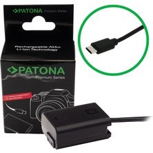 Sony NP-FW50 Nex-3 Nex.3c Nex-5 Için Patona Premium Usb-C Girişli Pil Adaptörü