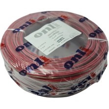  2x0,75mm şeffaf cca 100 metre hoparlör kablosu