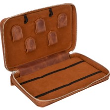 BloominBag Arcadia Sandy Tan Premium Deri Teknoloji Kablo & Aksesuar Düzenleyici