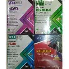 Cap Çap Yayınları Ayt Matematik+Kimya+Fizik+Tyt-Ayt Biyoloji  Video Anlatımlı Fasikül Seti   4lü Set