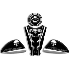 Motosıklet Kaplama  R25 Punısher Tasarımlı Tank Pad (2014/2018) 02