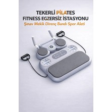 Adefco 6 In 1 Egzersiz Platformu Şınav Tahtası Direnç Bantlı Sayaçlı