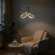 Ömür Avize Sonya Modern Sarkıt LED Avize Gri Renk