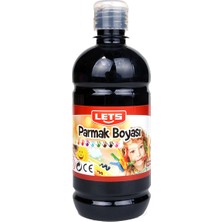 Kitabevimden Lets Parmak Boyası 500 ml Siyah L-5009