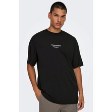 Only & Sons Onscurated % 100 Pamuk Baskılı Bisiklet Yaka T Shirt Erkek T Shirt 22030925