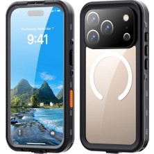 AktarMobile iPhone 17 Pro Uyumlu Su Geçirmez Kılıf MagSafe IP68 Waterproof Anti Shock Anti Dust Kapak