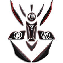 Motosıklet Kaplama  Mondıal Drift L 125 Full Set Uyumlu Model 01